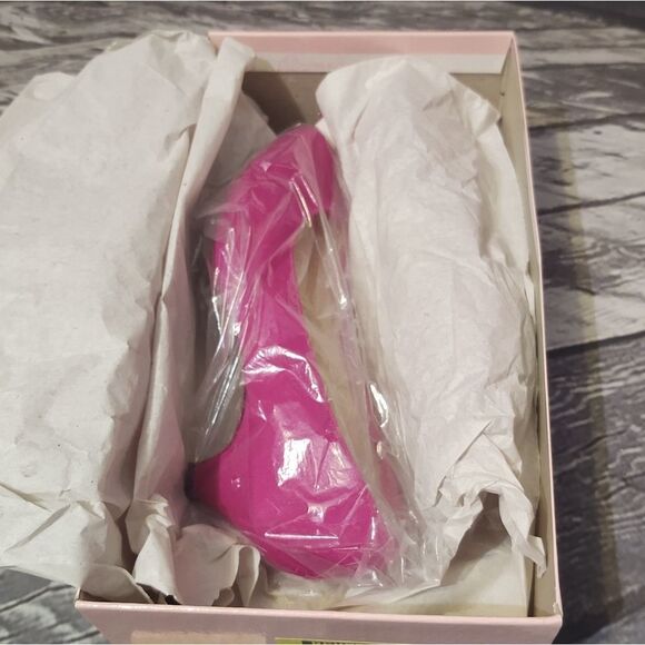 VTG Dyeables White Heels Dyed Pink sz 6B Shoes - Picture 9 of 9